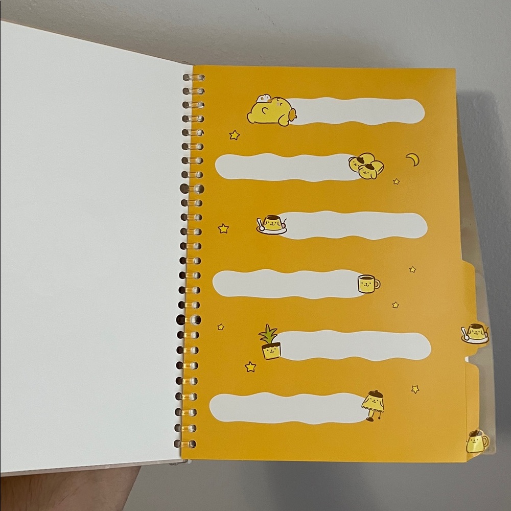 NEW Pompompurin Yellow Spiral Notebook - Picture 3 of 5